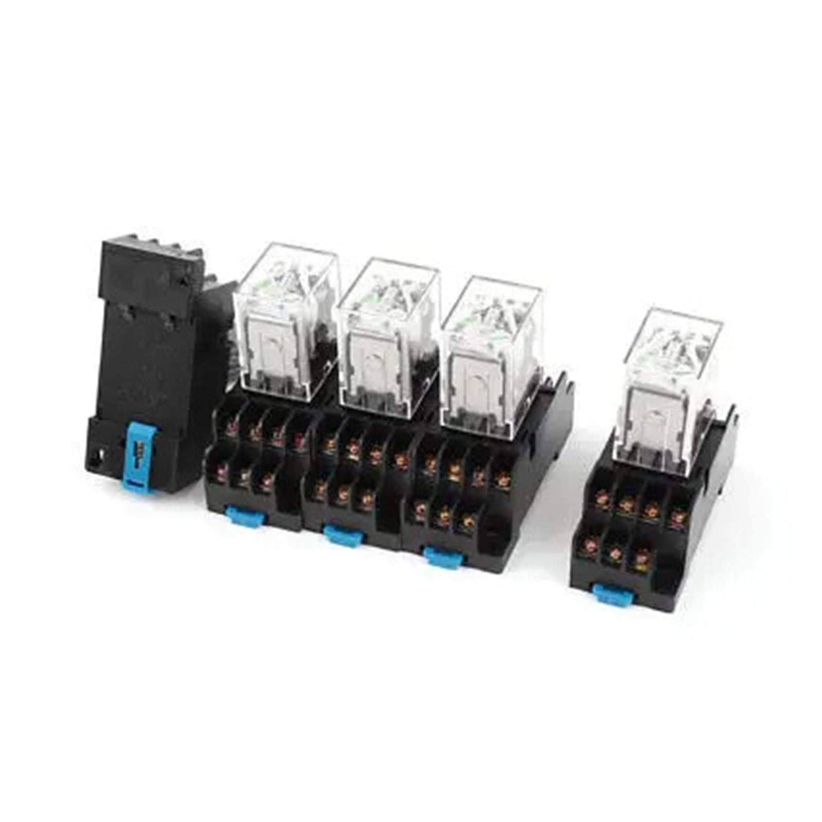 Relais de puissance solénoïde 4PDT 14 broches pour commutation multiple stable - 2