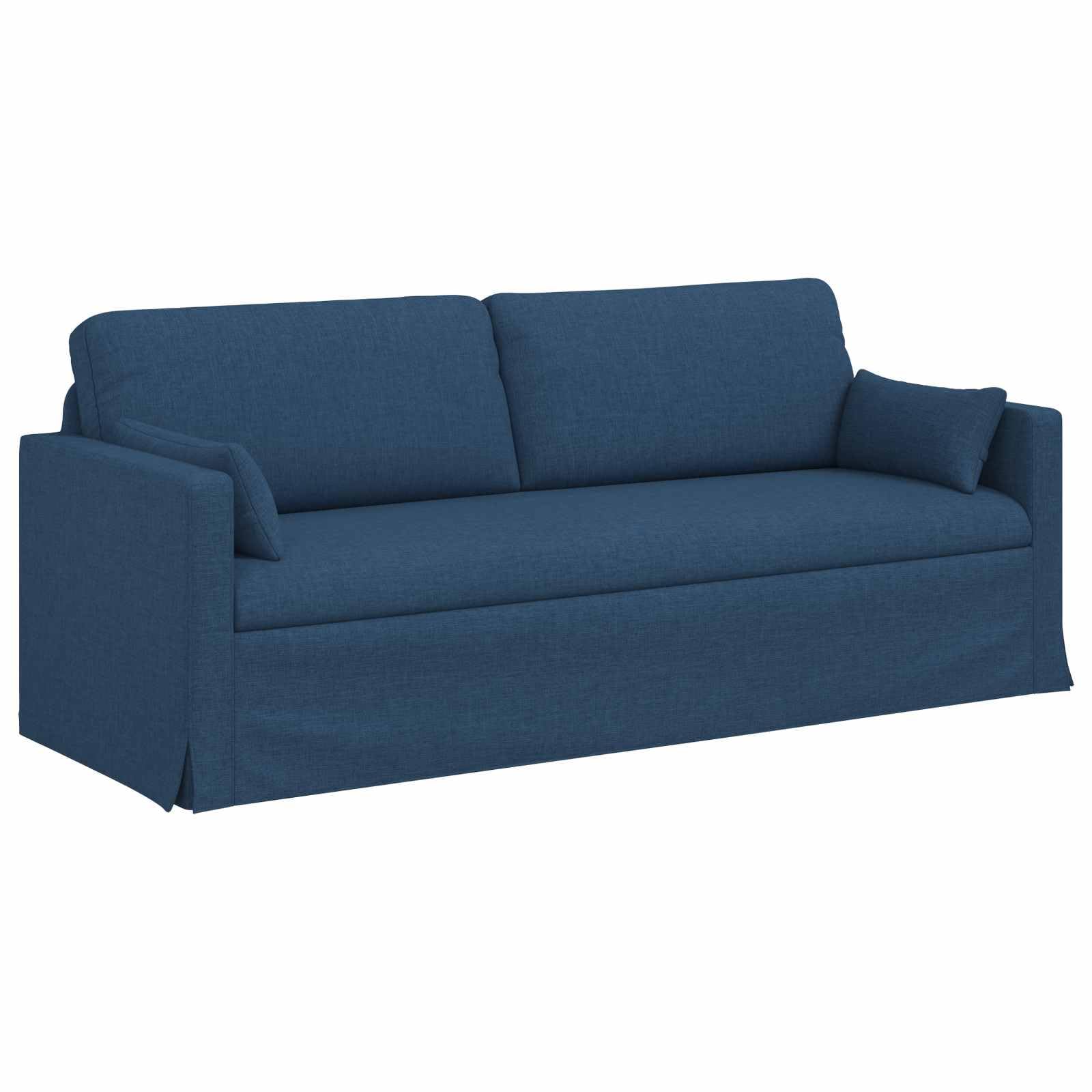 vidaXL Divano Blu 198 x 78 x 80 cm Tessuto
