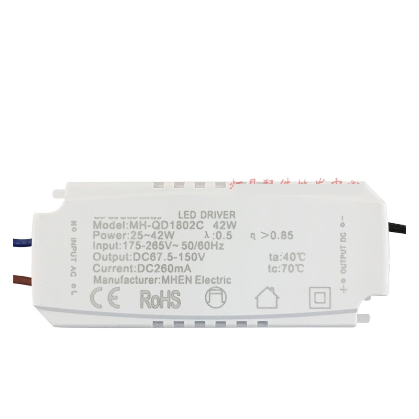 Lampe LED à courant constant transformateur 42W QD2202 sans scintillement