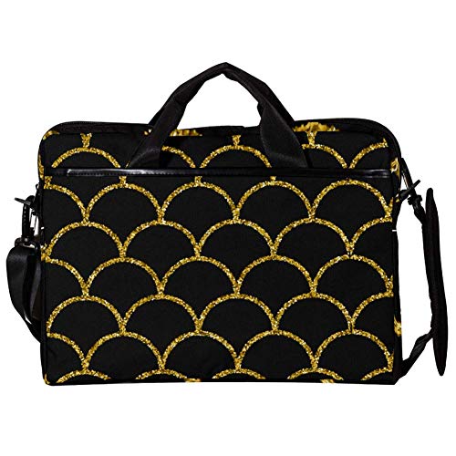 Maletín de hombro Gold Ridge para laptop de 14 pulgadas portátil y elegante