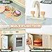 Play Kitchen for Toddlers, Kids Kitchen Playset Toy Kitchen Set, Toddler Kitchen Playset Wooden with with Faucet, Oven, Cookware Accessories