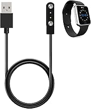 Smartwatch Ladekabel, Magnetisches Ladegerät USB 2-Pin 4mm, Tragbare Magnetische Ladestation Kabel kompatibel mit YAMA SW022, AGPTE LW11, Ticwatch GTX, LS05, Schnelles Aufladen, Hohe Haltbarkeit