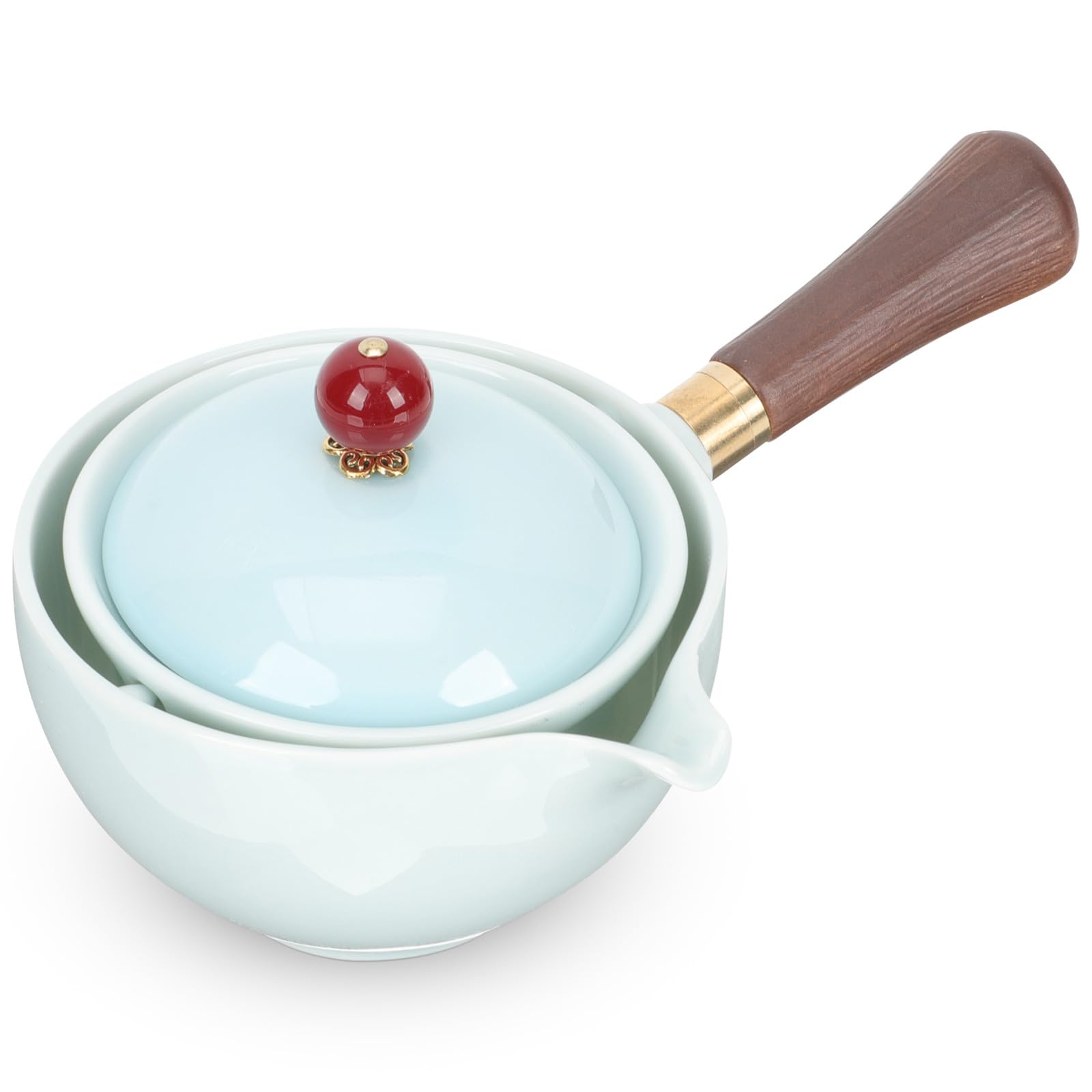 Théière en céramique avec infuseur amovible pour maison