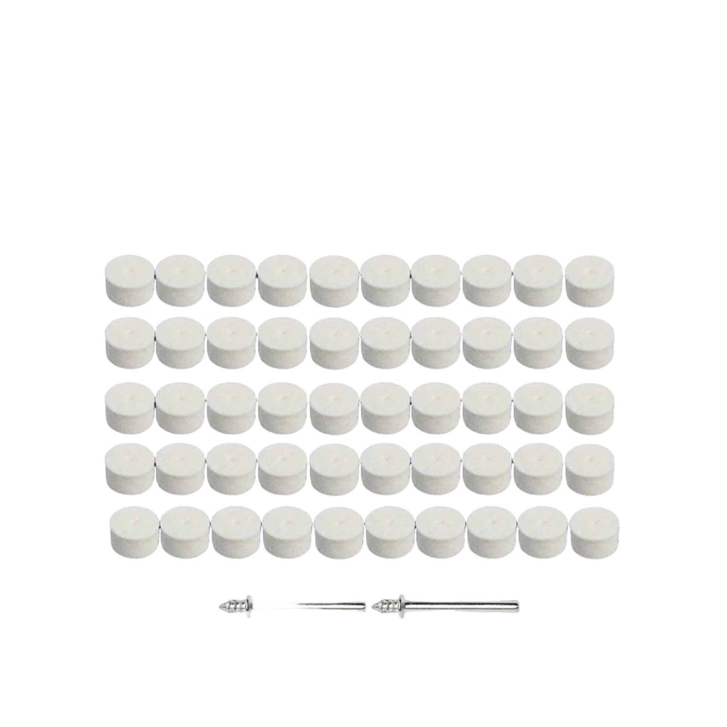 20/30/50/106pcs Wool Felt Polishing Buffing Wheel Grinding Pad for Accessories and Rotary Tool