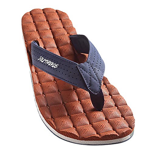 Image of SOLETHREADS RECLINER | Yoga Flip Flops |Super comfort | Plush | Bounce | Soft | Comfortable | Yoga | Relax | Slippers | Flip Flops for Men