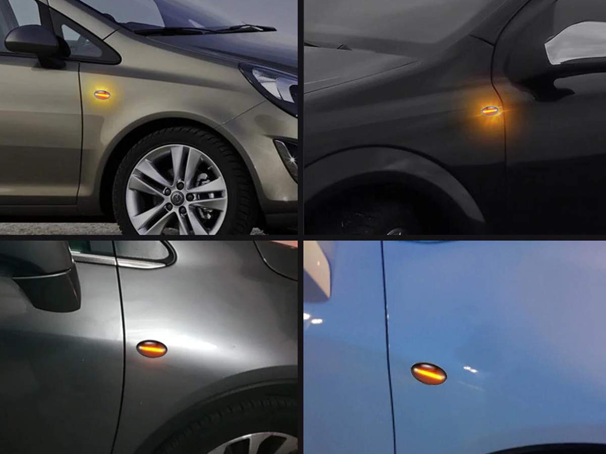 2x Luce Indicatore Laterale Per Vauxhall Corsa C, Astra F, Tigra, Meriva - Ricambio Originale, Garanzia 3 Anni