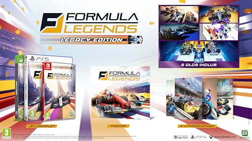 FORMULA LEGENDS LEGACY EDITION PS5 simulation automobile circuits officiels - 2