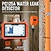 PQWT Underground Water Leak Detectors for Home PQ125A Wall Pipe Water Leakage Detection with Touchscreen Earphone and Carrying Case Multi Sensor Acoustic Pipeline Sound Intensifier