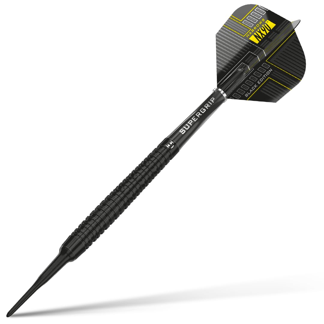 Harrows NX90 Black 90% Soft Tip 20g Flechettes Pointe Plastique