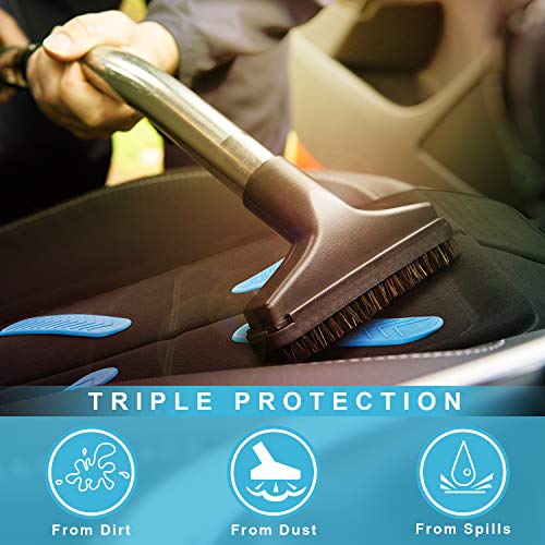 Image of Car Seat Cover for Baby Child Car Seats, Shynerk Auto Car Seat Protector for Under Car Seats to Protect Automotive Vehicle Leather and Cloth Upholstery - Waterproof and Dirt Resistant