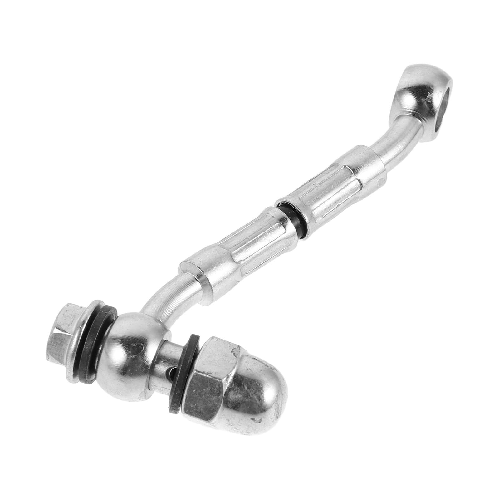 Tubo de manguera de freno de moto y ebike con conector metálico resistente a UV