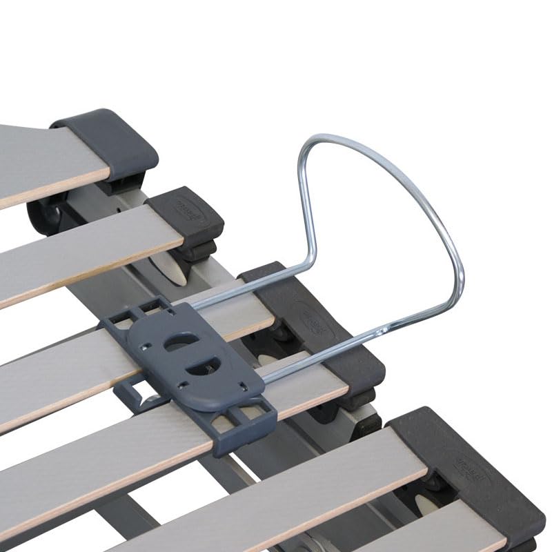 Juego 4 Arquillos Sujeta Colchón Universales Somier Multiláminas Acero Cromado PVC Antideslizante Fijación Firme Previene Deslizamiento Compatible Láminas Hasta 3,9 cm