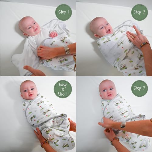 Image of LollyBanks Newborn Swaddle,100% Organic Cotton Baby Swaddle for Newborn