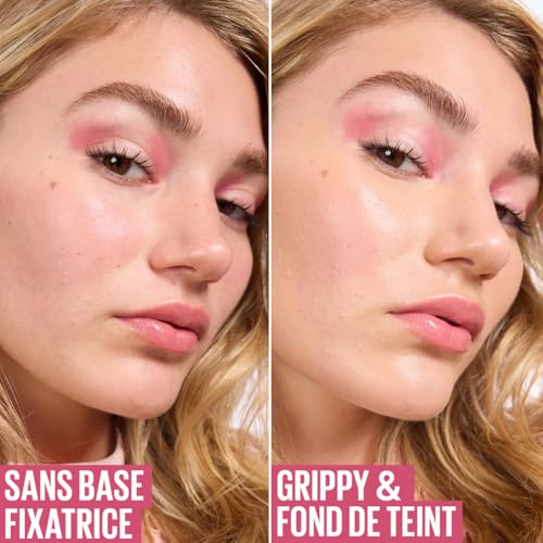 MAYBELLINE NEW YORK - Grippy Serum - Base De Teint Perfectrice - Fixe Le Maquillage Pendant 24H - Texture Ultra-Fondante - Enrichie En Niacinamide & Aloe Vera - Technologie Serum-To-Grip - 30 ml – Image 3