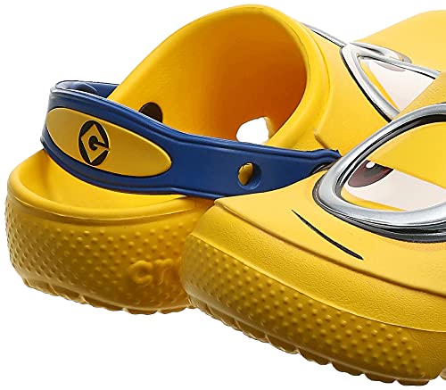 Sandália Crocsfunlab Minions Clog, Crocs, Criança-Unissex, Amarelo, 33