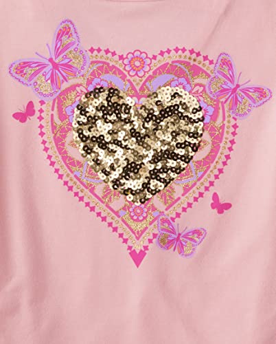 Image of The Children's Place Girls' Short Sleeve Fashion Graphic T-Shirt
