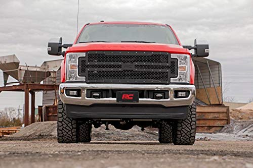 Rough Country Black Mesh Grille Insert for 2017-2019 Ford Super Duty - 70213 by Rough Country - Image 4