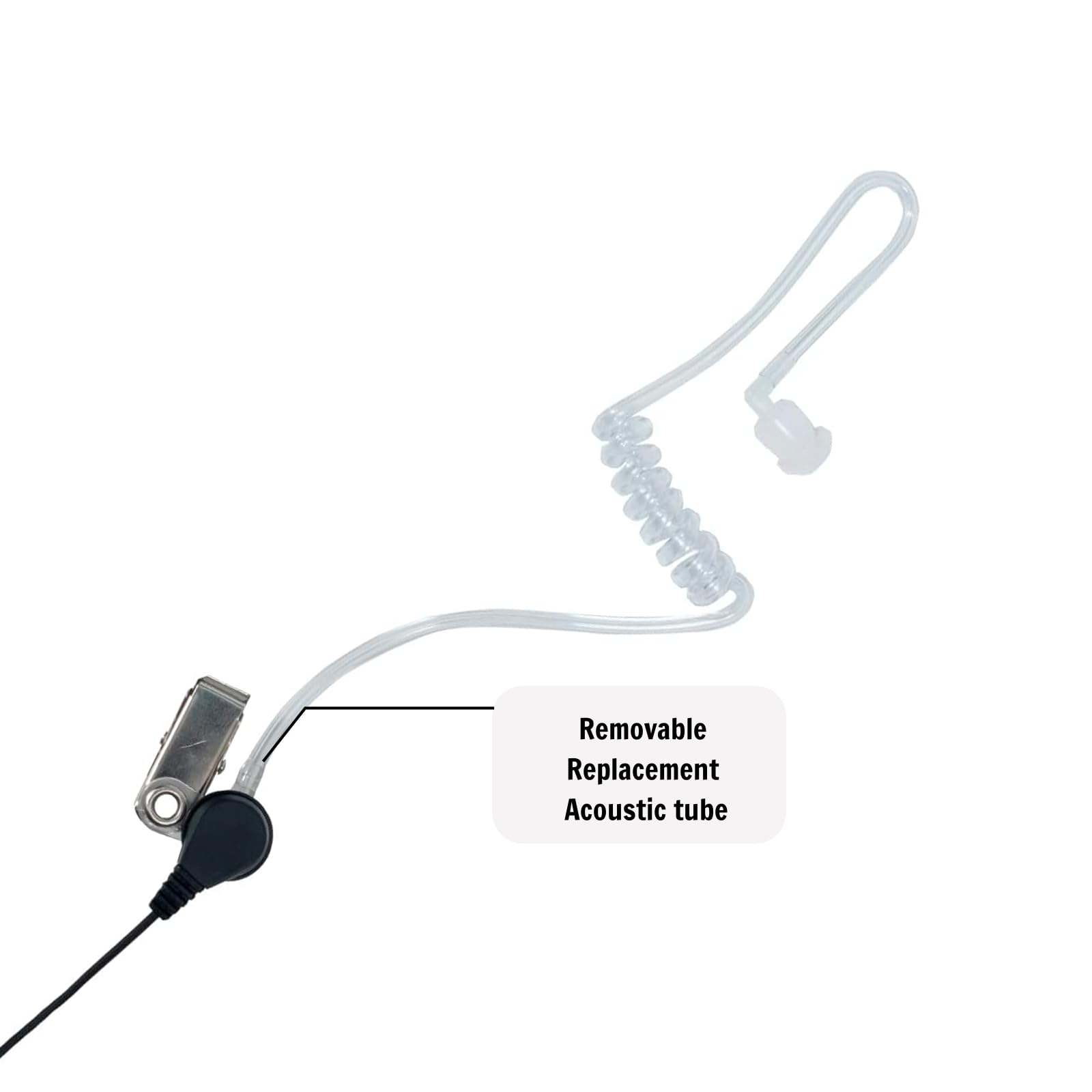 Sarcia 1-pinowy zestaw słuchawkowy 2,5 mm z mikrofonem PTT do Motorola Talkabout Walkie Talkie MH230R MR350R T200 T200TP T260 T260TP T600 MT350R radio dwukierunkowe, 2 szt