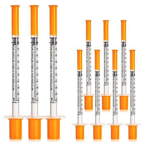 20Pack 1ml Syringe with 30 Gauge 1/2 Inch 13mm Needle for Industrial, Scientific Labs, Liquid Dispensing, Oil or Glue Applicator, Individually Wrapped