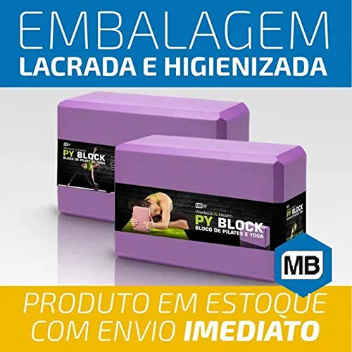Bloco Eva Yoga Studio Proficional Pilates Rpg Exercicios Fisioterapia Fitness (Azul)
