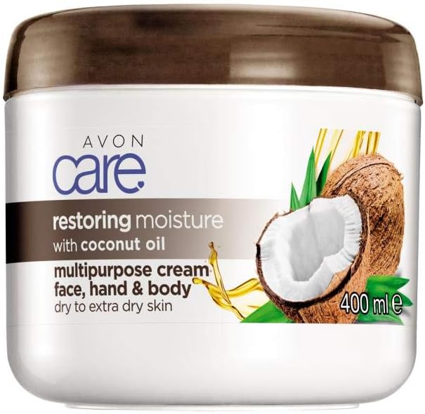 Avon Care Restoring Moisture with Coconut Oil - Multipurpose Cream Face, Hand & Body 400ml