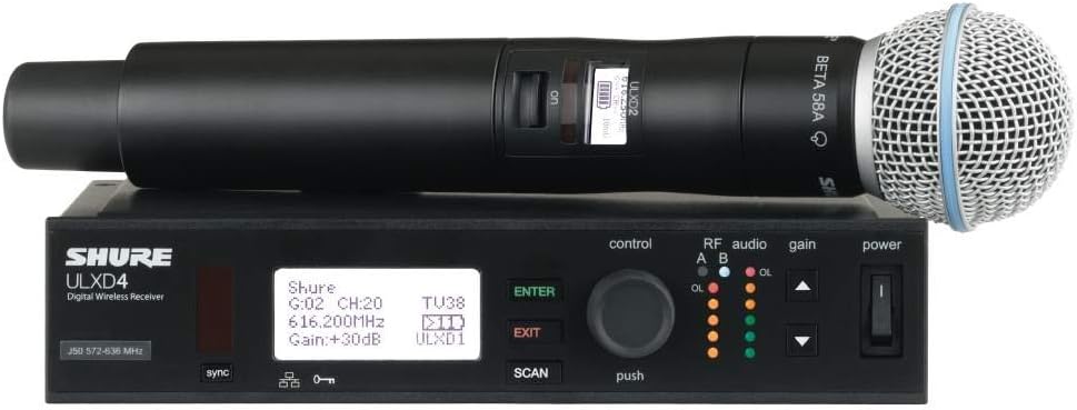ULXD2 Digital Handheld Wireless Transmitter with Beta 58A Microphone