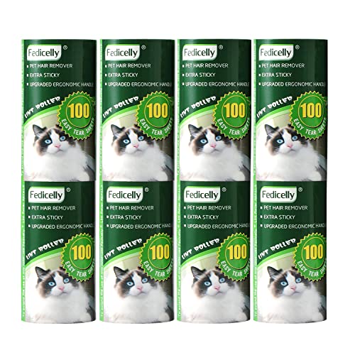 Fedicelly Extra Sticky Lint Rollers Pet Hair Remover For Laundry Clothes Furniture Carpet,Total 1100 Sheets Dog Cat Hair Lint Remover Brush Couch #TOP5