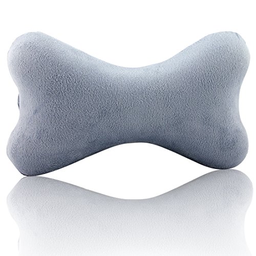 Bone Shape Car Neck Pillow Memory Foam Head Rest Support for Driving Travelling