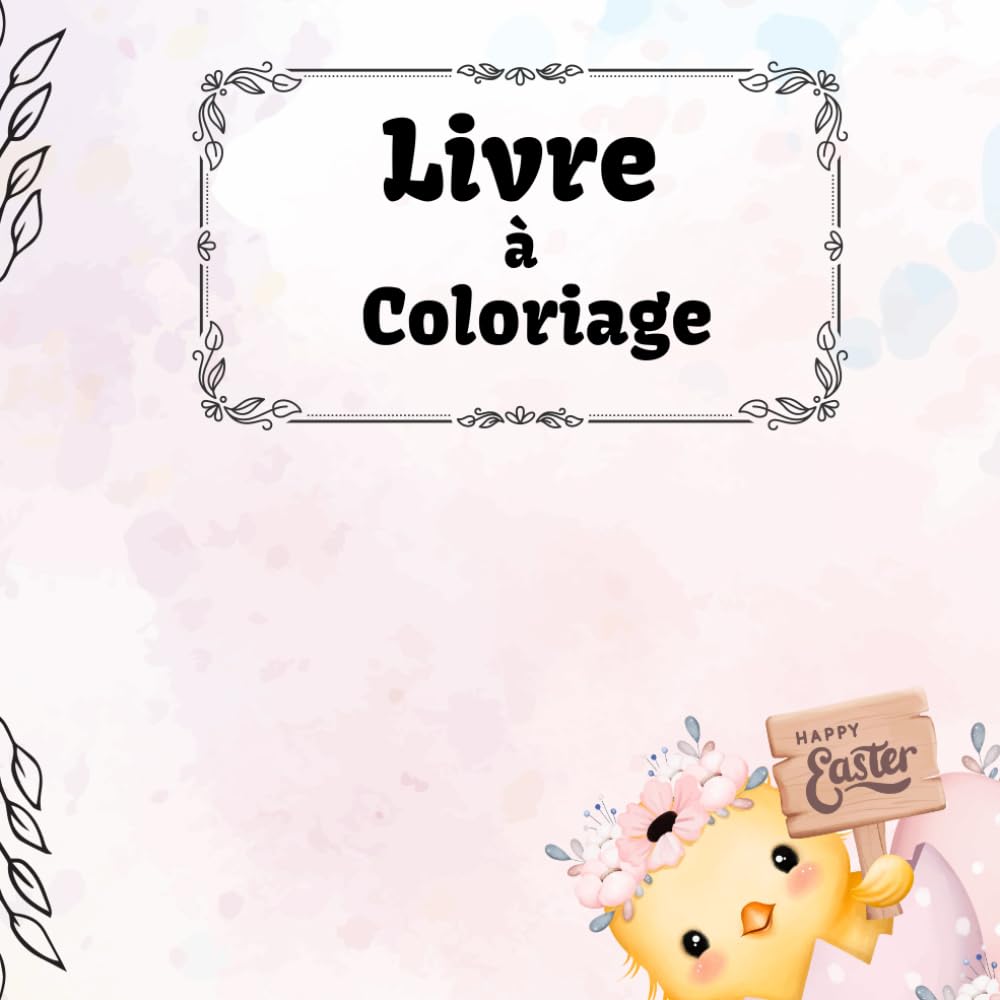 Livre de coloriage: Pâques