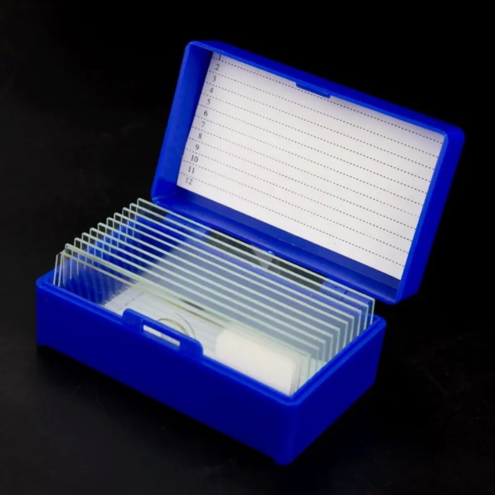 Accessori per microscopio da laboratorio Set di accessori for microscopi biologici Set di esperimenti scientifici di biologia Vetrini di vetro Copri strumenti biologici