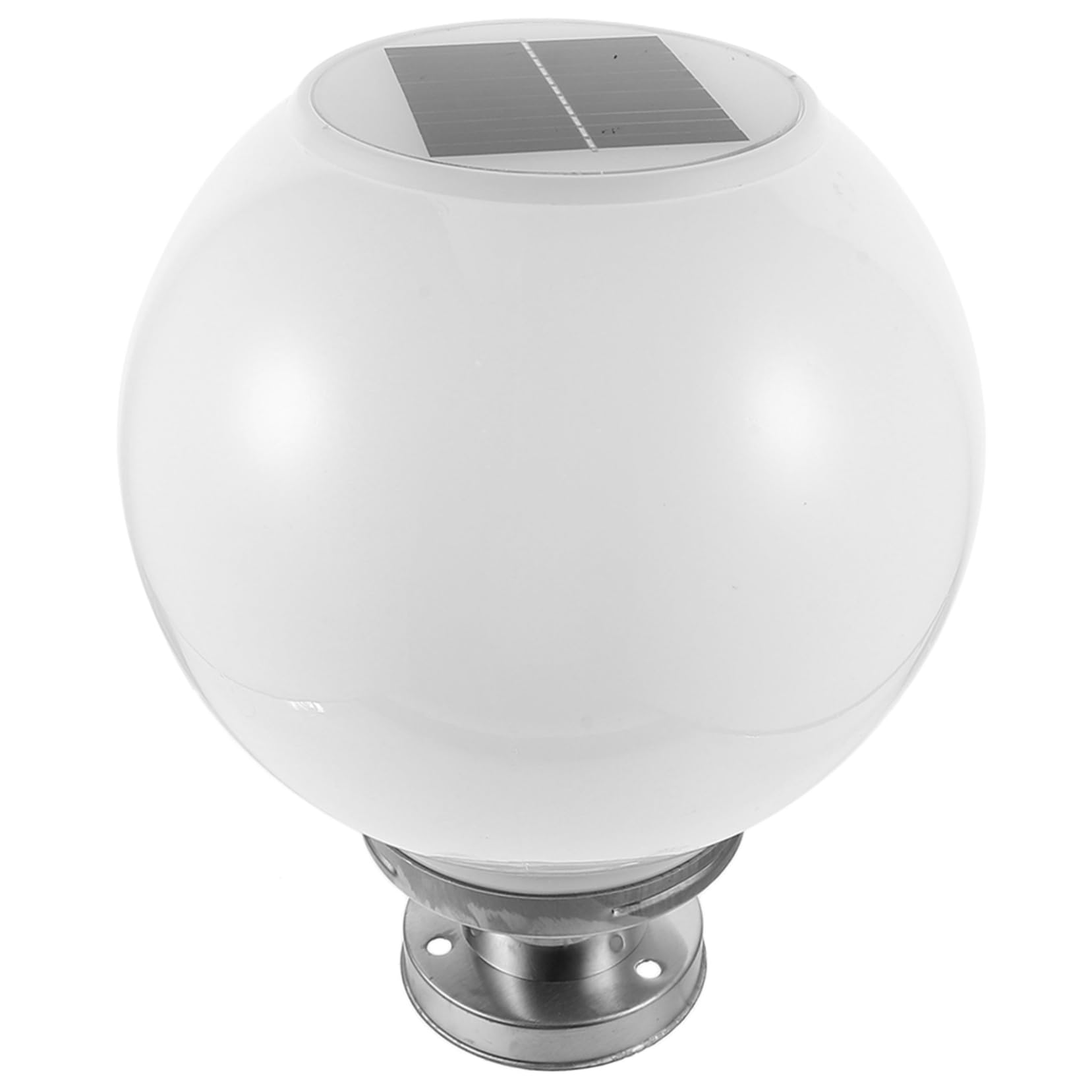 Homoyoyo Lámpara Bola Solar para Exterior Jardín Color Blanco, Resistente al Agua Diseño Esférico y Material Plástico Adecuado para Iluminación Ambiental Exterior
