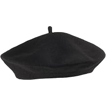 Black Wool Fashion Beret