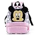 CYSJ Zainetto 3D per bambini,Zaino Scuola Elementare,Borsa da scuola per bambini Zainetto Con Bowknot Mickey Minnie Scuola Materna Elementare Media Asilo Nido, Idea Regalo Compleanno Bambino