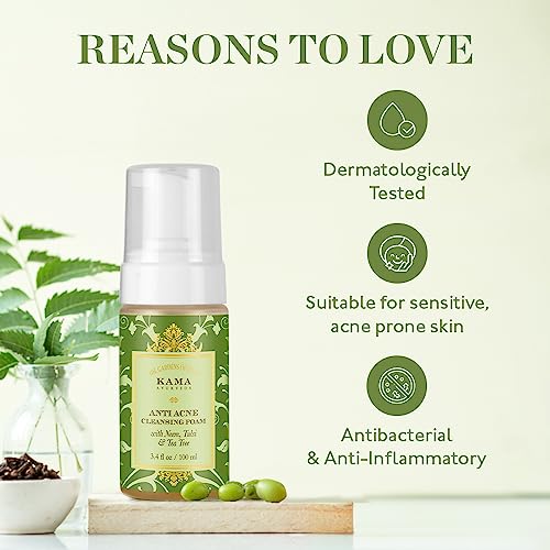Kama Ayurveda Anti Acne Cleansing Foam - Image 5
