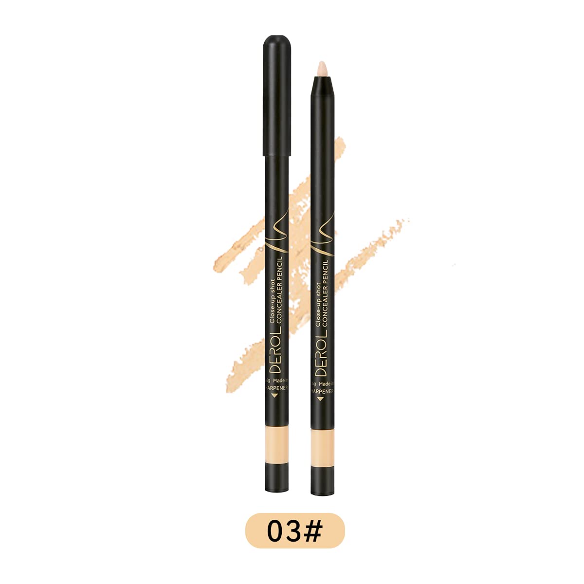 KISSIO Concealer Pencil,Under Eye Concealer,Cover Acne and Freckles,Brightener,Waterproof Long-lasting Concealer（03#WHEAT) : Beauty & Personal Care