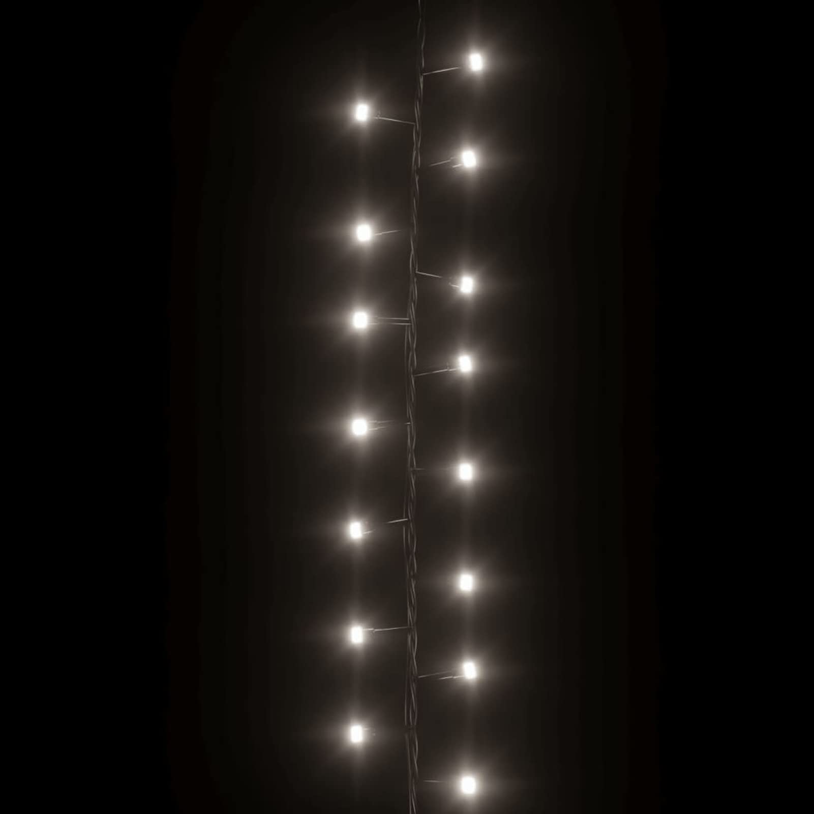 Kompaktowa taśma świetlna z 2000 diodami LED PVC zimna biel 45 m, zewnętrzne lampki choinkowe, oświetlenie wewnętrzne, dekoracyjne światła do pokoju, dekoracja bożonarodzeniowa do domu, bajkowe