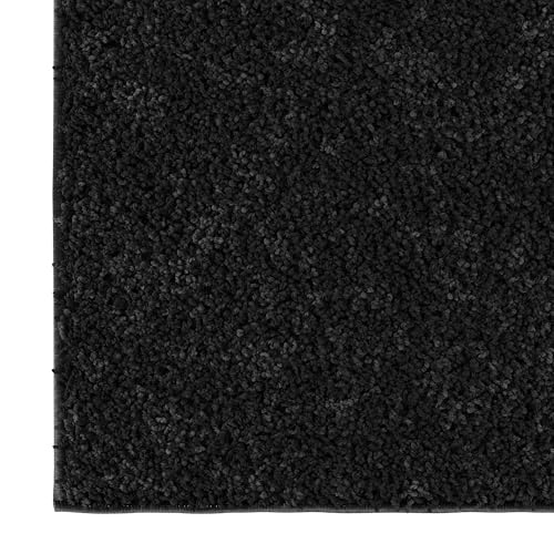 Tapete corredor Ottomanson Shag 3' x 8' negro miniatura 7