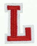 Rechere Aufnäher, 26 Buchstaben des Alphabets, Großbuchstaben L