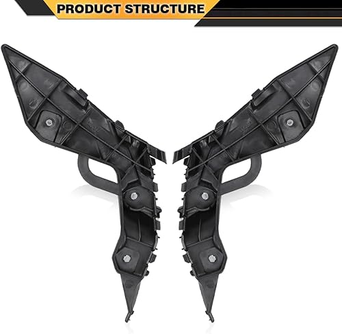 Miniatura 6 de Juego de soportes de parachoques delantero derecho e izquierdo compatible con Hyundai Elantra Sedan 2017 2018 2 piezas 86513F2000 86514F2000