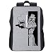Produktbild Rorschach Taking Cover Watchmen Rucksack Daypack Bookbag Laptop Schultasche mit USB-Ladeanschluss
