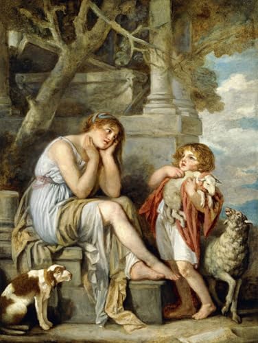 Impression sur toile Jean Baptiste Greuze pour remplacer un poster papier classique