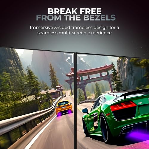 Image of AOC 24G4E Gaming Monitor 24 inch FHD Fast IPS Gaming Monitor, 180Hz Refresh Rate, 126% sRGB, HDR10, 0.5ms, Free Sync, HDMI and Display Ports Connectivity, 178 Ultra-Wide Viewing Angle (Black)