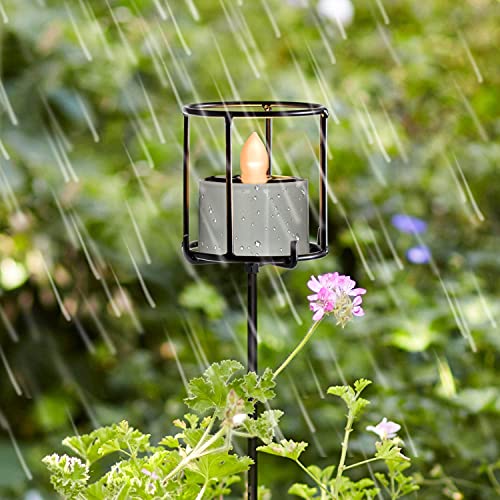 Homemory Solar Tea Lights Outdoor Waterproof, Dusk To Dawn Outdoor Lighting, Reusable Led Tea Light Candles For Lantern Garden Camping And Home Decor, Pack Of 8, Warm White #TOP2