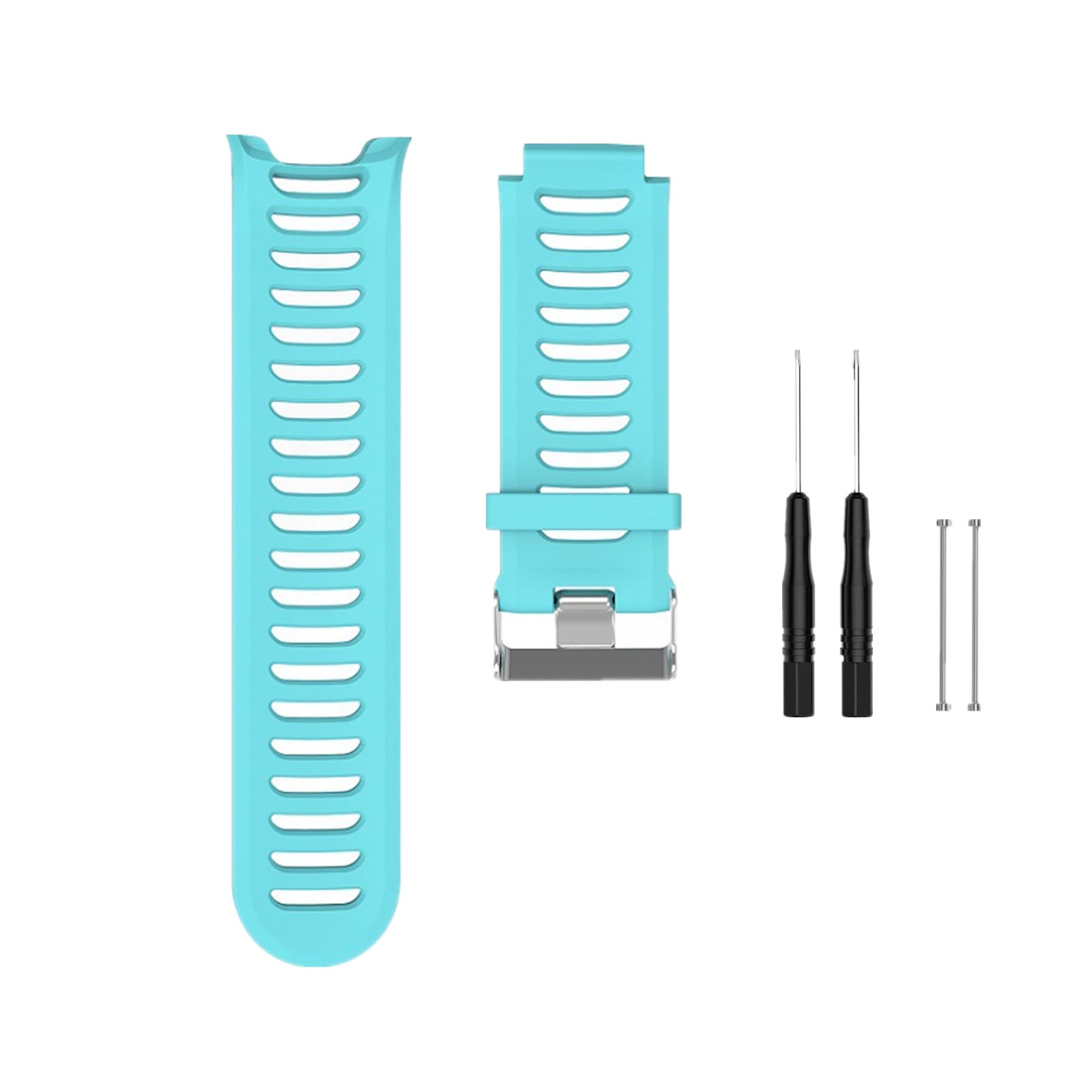 Muovrto Strap for Garmin Forerunner 910XT, Silicone Sport Wristband Watch Strap Watch Band (Teal)