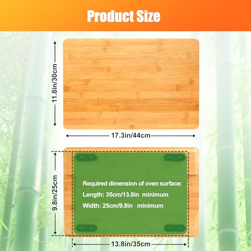 Tabla de Cortar de Bambú para Ninja Foodi SP101, SP201 y SP301 | Con Patas de Goma Antideslizantes y Resistente al Calor, Protege los Armarios y Amplía el Espacio en la Encimera miniatura 2