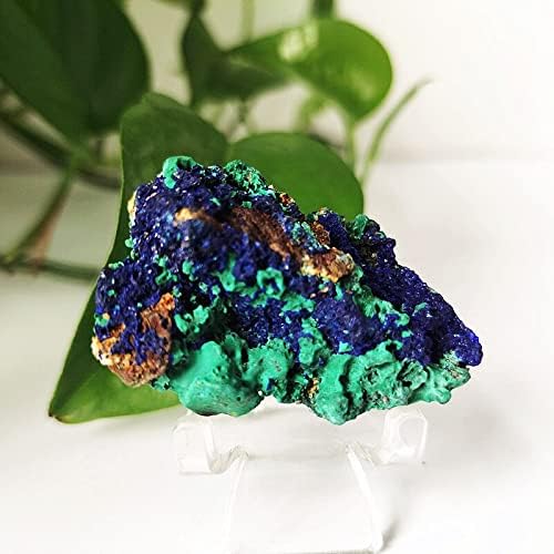 Natural Stone Azurite and Malachite Symbiotic Mineral Crystal Specimens Stones and Powerful Crystals - (Color: A38 18g)