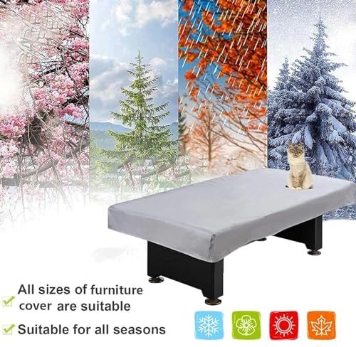 Cubierta rígida para mesa de billar impermeable de 7, 8 y 9 pies para exterior e interior 3