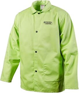 Lincoln Electric Bright FR Cloth Welding Jacket - Safety Lime - XL