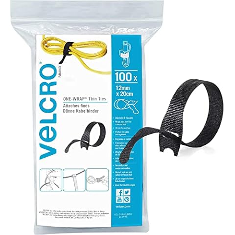 VELCRO Brand One-Wrap Reusable Cable Ties Cover
