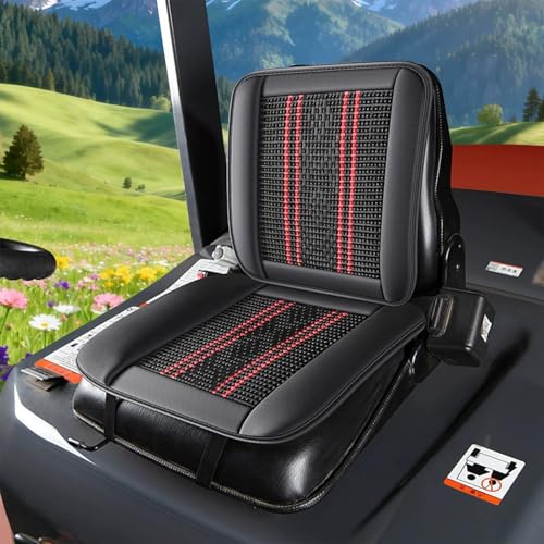 Cojín de asiento transpirable de seda de hielo para excavadora y tractor